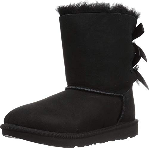 UGG Unisex Kinder Bailey Bow II Classic Boot, Black, 26 EU