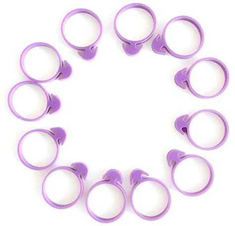 Zonfer 12pcs Siringa per Dolci Cravatte, Clip Resuable del Sacchetto della Pasticceria Clip della Torta del Silicone Che Decora Borsa per Cupcakes Cookies E Pasticceria