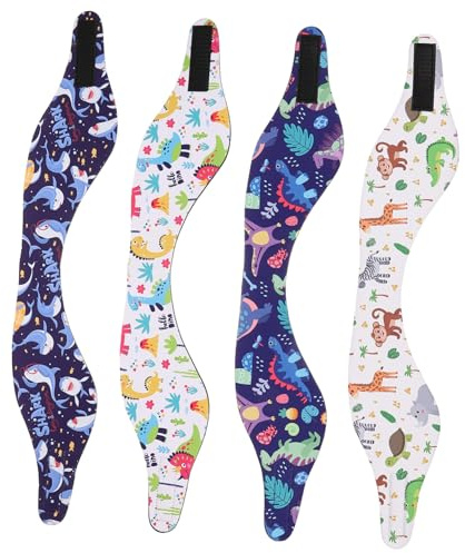 VANZACK 4piezas Diademas Deportivas para Mujer Agua Diadema para Natación Antideslizante
