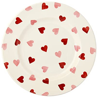 Emma Bridgewater Pink Hearts 8 1/2 Dessert Plate | 1PIH010063