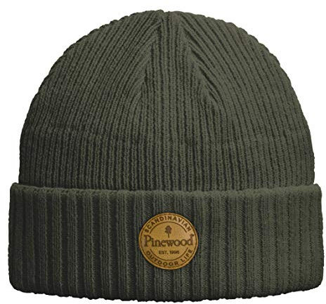 Pinewood Mütze Windy Strick, Mossgreen, One Size, 1110-135