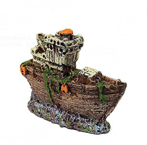 Décorations d'aquarium Aménagement paysager Trou de souche d'arbre Cachettes de grottes rocheuses Réservoir de poissons en pierre Résine Bois flott fournitures de maison Accessoires de château