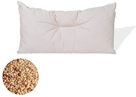 Speltex ergonomisches Kopfkissen mit Bio Hirse Füllung 40 x 80 cm