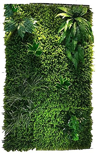 Artificial Plant Wall Panels Indoor Outdoor Emulational Artificial Ivy Leaf Plastic Screen | Faux Green Wall Panels Faux Plant Wall Backdrop For Home Garden Backyard Wedding Decoration ( Size : 4m² )