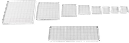 Nicear 9 bloques de sellos acrílicos transparentes para álbumes de recortes, manualidades y mucho más.
