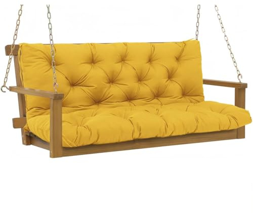 WLXFF CojíN De Asiento Columpio Hollywood, CojíN Banco Relax CojíN Palet con Respaldo CojíN Columpio JardíN Acolchado con Costuras, para JardíN Terraza BalcóN
