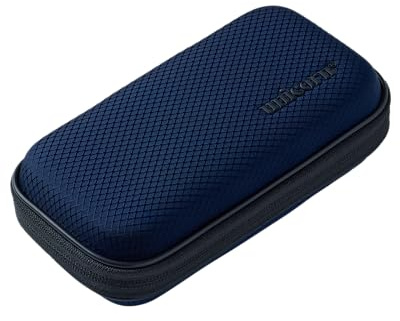 Unicorn Vanguard Small Zipped Darts Case | Sleek Stylish Design Provides Total Protection | Holds 1 Complete Set of Darts Plus Accessories | Navy with Black Logo