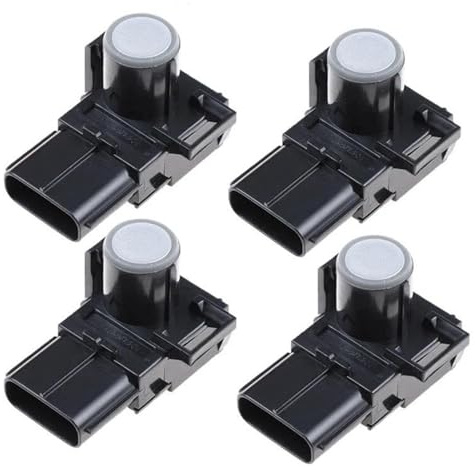 parkeringssensorer För RX450H RX350 RX270 4 st. För backsensor för parkeringshjälp 8934148010(Silver)