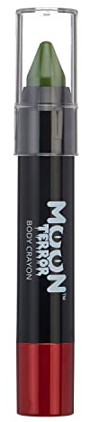 Halloween Face Paint Stick Body Crayon by Moon Terror | Zombie Green | SFX Make up | Special Effects Make up | 3.2g