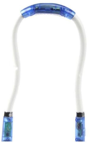 ausuky Lampe de lecture portable mains libres LED flexible au-dessus du cou (bleu)