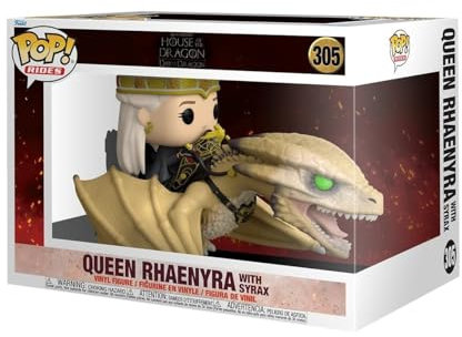 Funko POP! Rides Deluxe: House Of the Dragon - Princess Rhaenyra With Syrax - Collectable Vinyl Figure - Gift Idea - Official Merchandise - Toys for Kids & Adults - TV Fans
