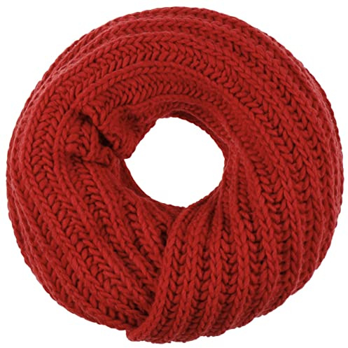 Lierys Jil bufanda circular punto liso Hecho en Alemania Unisex Otono Invierno