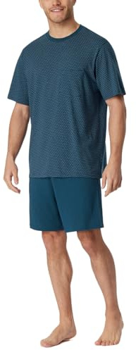 Schiesser Herren Schlafanzug kurz Rundhals - Nightwear Set