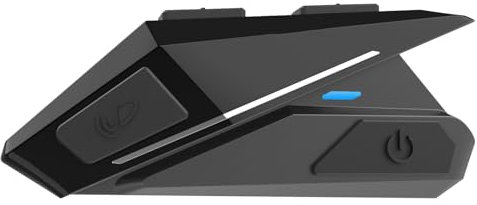 Docooler Motorcycle Helmet Headset, Motorcycle Helmet Intercom, BT5.0 Connection Waterproof Intelligent Noise Reduction, Auto Answer, FM Radio Long Battery Life for Worry-Free Riding