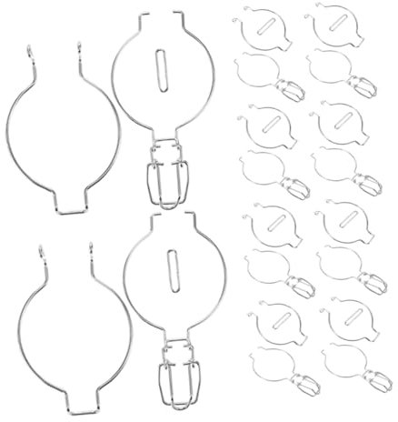 BRIGHTFUFU 12piezas Abrazaderas De Alambre De Acero Inoxidable para Tarros Cierre Hermético y Mecanismo De Resorte Unidades para Almacenamiento De Alimentos Frescos Casa