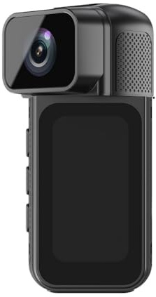 Honseadek Mini fotocamera portatile 4K cattura ogni momento delle tue avventure di lavoro e viaggi con un display intuitivo e memoria estesa (nero)