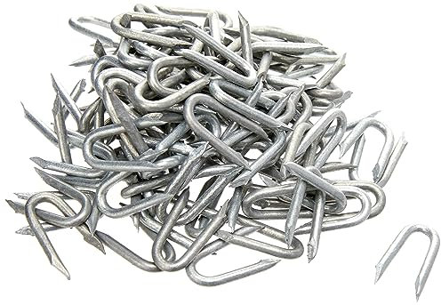 ForgeFix Netting Staples | 25mm | Galvanised | Bag 250gm