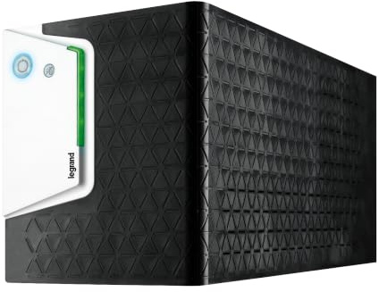 Legrand, USV-anläggning Keor SP med 800 VA/480 W – 1 st. skoluttag, 1 x IEC – 1 x batteri 12 V/9 Ah, AVR, LED-övervakning, 310184