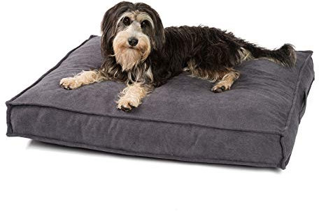 JAMAXX Premium Hundekissen Orthopädisch Weich Memory Foam, Waschbar, Nässeschutz Wasserabweisend - Dicke Füllung Visco Elastisch, Flauschig Samtartiger Stoff, Hundebett PDB1001