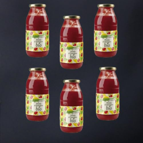 Agripiace Ekologisk Tomatpuré 500g - 6 flaskor kartong
