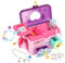 FUNLOCKETS Secret Jewellery Box with Voice Message Recorder, Jewellery Box for girls with secret compartments containing jewellery to make. Gifts for girls age 5+