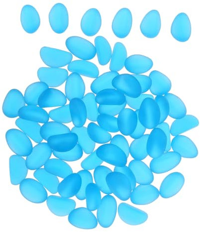 BESPORTBLE Décoration Daquarium Galets pour Aquarium Verre Gravier Roches Environnement pour Aquarium