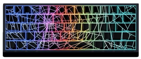 JSJTKeys PBT Side Printed Translucent Keycap - Reticulated Black Keycaps,Cherry Profile Keycap Set 74 Keys, Suitable for Cherry MX Switches Mechanical Keyboards(Key Caps Only)