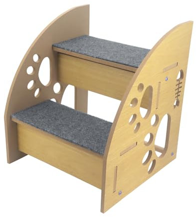 CheurYae Hundetreppe,rutschfeste Hunderampe für Sofa,Hundetreppe + Katzentreppe für Junge und alte Katzen,30 cm hoch für Sofa, Couch,Bett
