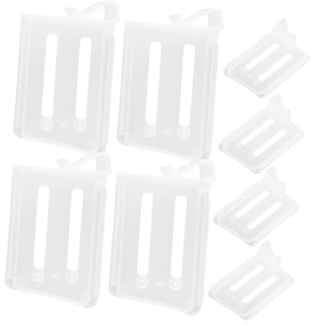 DIYEAH Divisori per Frigorifero Regolabili 8 Pezzi, Organizer per Porta Laterale e Separatori per Congelatore, Pannelli Divisori per Cassetti, Accessori per Organizzazione Domestica Frigorifero