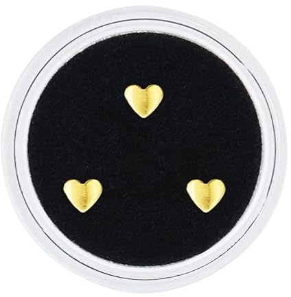 3pcs/Box Dental Tooth Gem Crystal Diamond Ornament Teeth Whitening Studs Heart-Shaped Teeth Jewelry Crystal Decoration Material (Color : 3pcs 05)