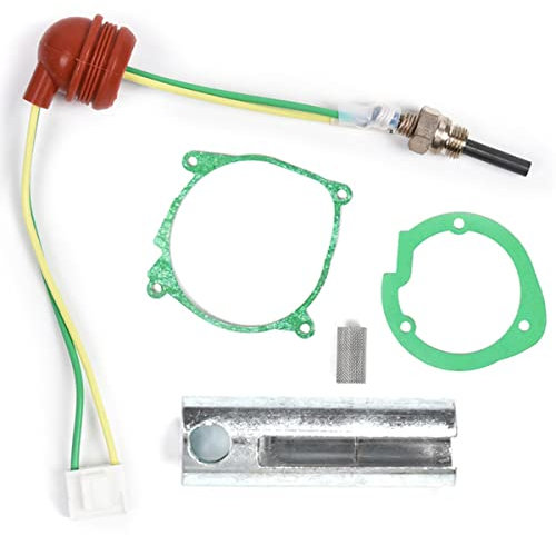 Glow Plug Repair Kit 12V 2KW Parking Diesel Heater Glow Ignition Plug Kit with Fitting Tool Car Ceramic Heater Repair Parts Fit Diesel Heater Accessories for Eberspacher D2 D4, D4S, Other Heaters