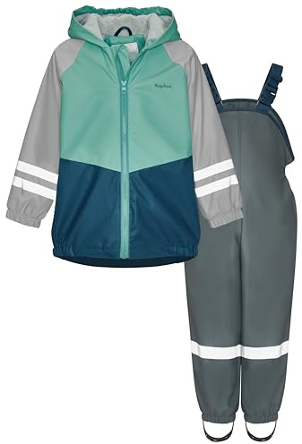 Playshoes Zweiteiliger Regenanzug Fleece-Futter, Gefütterter Matschanzug
