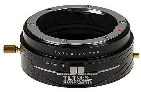 Fotodiox Pro TLT ROKR Tilt/Shift Lens Adapter Compatible with Olympus Zuiko (Om) 35mm SLR Lenses on Micro Four Thirds Mount Cameras