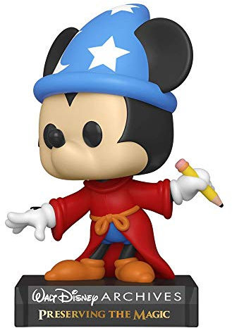 Funko POP! Disney: Archives-Apprentice Mickey Mouse - Mickey Mouse - Collectable Vinyl Figure - Gift Idea - Official Merchandise - Toys for Kids & Adults - TV Fans - Model Figure for Collectors