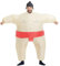 Rafalacy Inflatable Sumo Wrestler Suit Costume for Adult Blow up Halloween Costume Party Fat Suit Fancy Families Member Game (Red Sumo)