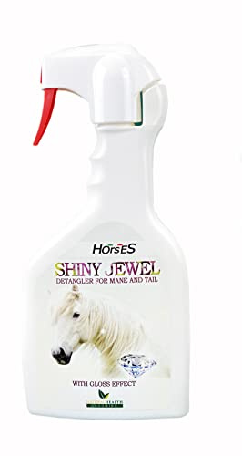 Horses, Sgrovigliante Autolucidante, Shiny Jewel, Effetto Gloss, Spray Pronto all’Uso, Sgroviglia anche i Nodi più Difficili, Dona Lucentezza al Pelo, Formato da 700ml