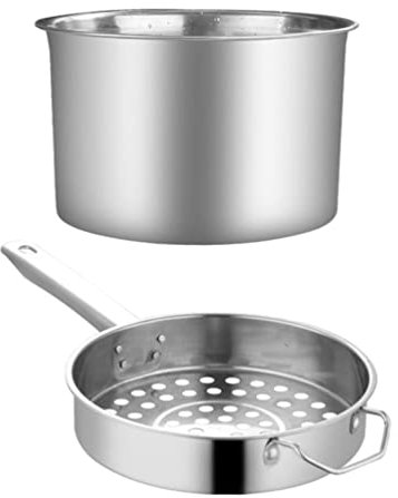 HEMOTON Stainless Steel Spaetzle Maker Strainer Spoon Large Noodle Colander Kitchen Strainer Ladle Noodle Dumpling Making Tool