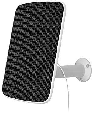 EZVIZ 6W Type C + Micro USB Port Solar Panel for Security Camera, Compatible with Ring USB C Camera, EB8 4G LTE Camera Outdoor, IP65, 4 Meters Cable