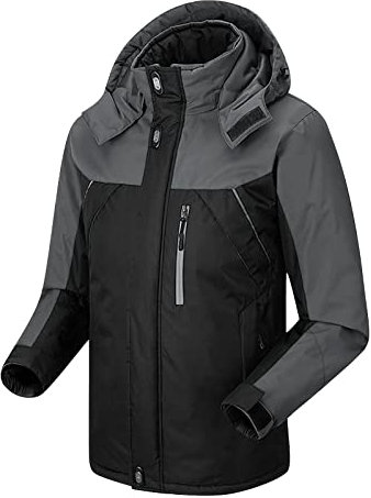 Generisch Mens Rain Jacket, Herren Wasserdichte Outdoor Atmungsaktive Wandern Funktionelle Winddichte Regenjacke Mit Kapuze Fahrrad Atmungsaktiv Colombia Men Jacke Für Coat (4XL, Schwarz)