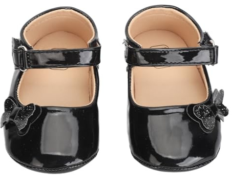 Zapatos de Princesa para bebé, Elegantes Zapatos de bebé con Decoración de Lazo Lindos para Aprender a Caminar (12 cm/4,7 pulgadas)