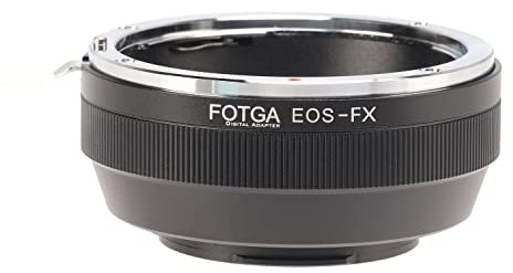 FOTGA EOS-FX - Adaptador de objetivo para Canon EOS EF EF-S compatible con Fujifilm Fuji X-Mount cámara convertidor a X-H2,X-H2S,X-T5,X-T4,X-E4,X-T200,X-T100,X-A20,X-T30 II,X-T20,X-Pro3,X-Pro2,X-S10