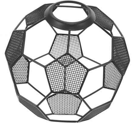 Garneck Soccer Lamp Shade Hollow-Out Light Cover for Pendant and Chandelier Fixtures Decorative Football Theme Design for Home and Restaurant Lighting
