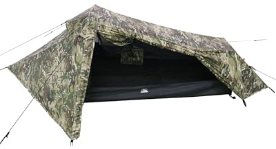 Highlander Blackthorn - Tenda per 1 persona, leggera e impermeabile, tenda 4 stagioni per 1 persona, passo facile e veloce, profilo ultra basso per escursionismo, pesca, ciclisti e zaino in spalla