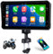 CAMECHO 6 Motorcycle Carplay Screen, Wireless CarPlay & Android Auto, HD 1440 * 720 IP68 Waterproof Touchscreen, Portable Car Play Stereo for Motorbike, Bluetooth Trans, Voice Control, Mirror Link