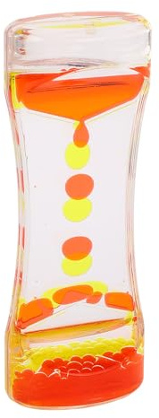 Generic Movimiento de Movimiento de Líquido -imer -imer, Entretenimiento Fascinante Efecto Visual Radiación Juguetes Sensoriales Líquidos Relajación para Escritorio (Rojo Amarillo)
