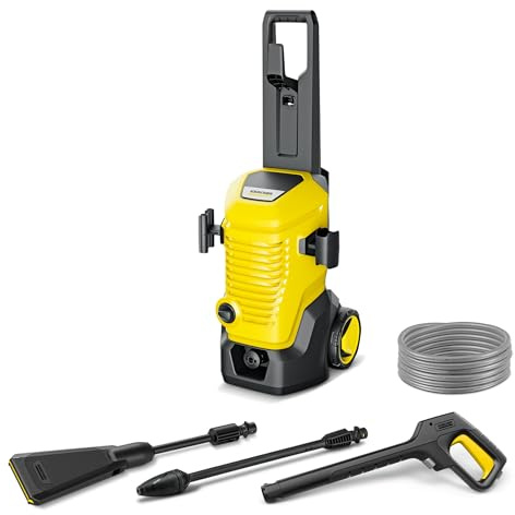 Kärcher high-pressure washer K 5 WCM Flex eco!Booster, pressure: max. 145 bar, flow rate: 500 l/h, coverage: 40 m²/h, weight: 12.5 kg, flexible high-pressure hose, eco!Booster