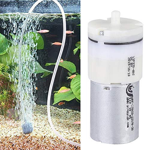 Mini Luftpumpenmotor Elektromotoren Luftvakuumpumpe Sauerstoff erhöhen Motor Aquarium Belüftungspumpe Fischzucht Luftpumpe Stromausfall Ersatzpumpe zum Angeln
