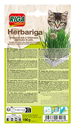 Erba per gatti, 150 g di substrato di germinazione, 40 g di orzo.