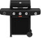Barbecook Siesta 310 Graphite barbecue à gaz avec table d'appoint fixe, 3 brûleurs et brûleur latéral, grilles en fonte émaillée, 124x56x118cm