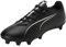 PUMA Unisex Ultra 5 Play FG/AG Soccer Shoe, Black White, 41 EU